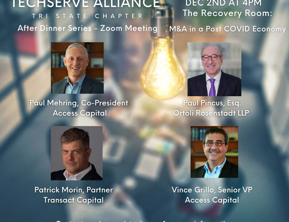 Techserve Alliance Webinar – Tri State Chapter